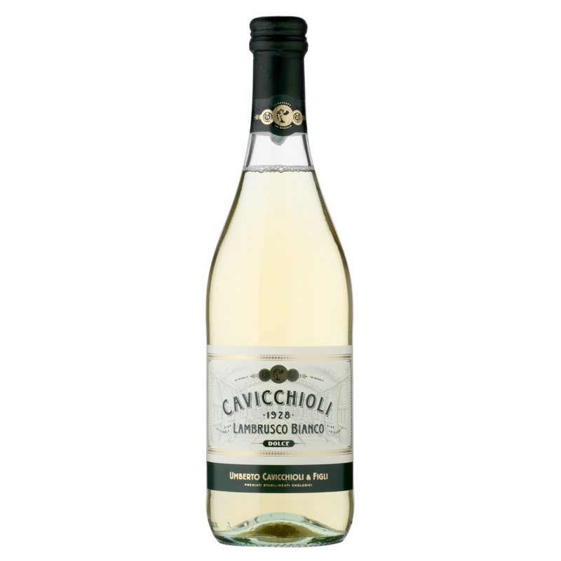 Lambrusco Bianco dell´ Emilia dolce I.G.T. - sladké CAVICCHIOLI 0,75l