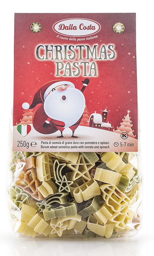 Christmas pasta - vánoční těstoviny DALLA COSTA 250g