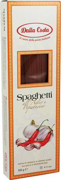 Spaghetti all aglio e peperoncino - špagety s feferonkou a česnekem DALLA COSTA 500g