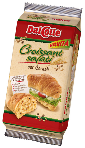 Croissant cereali - croissant  slaný s cereáliemi DAL COLLE 240g