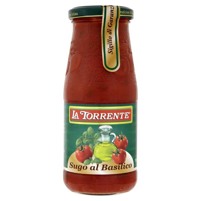 Sugo al Basilico - rajčatová omáčka s bazalkou LA TORRENTE 360g