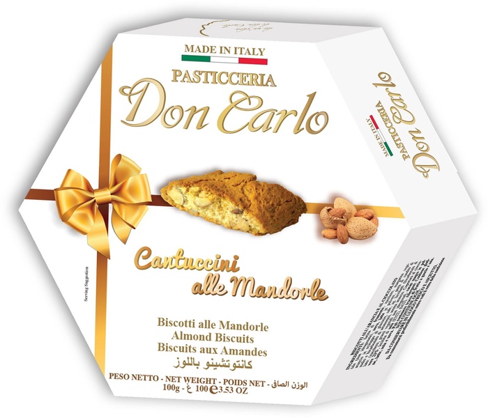 Cantuccini alle Mandorle - sušenky s mandlemi DON CARLO 100 g 