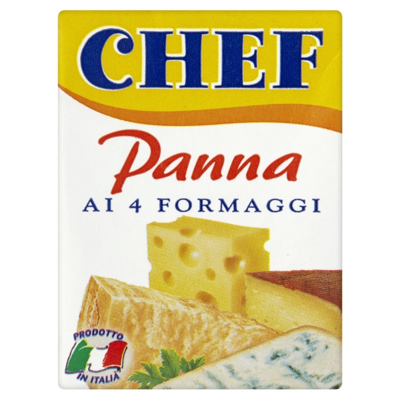 Smetana se čtyřmi druhy sýrů CHEF 200ml