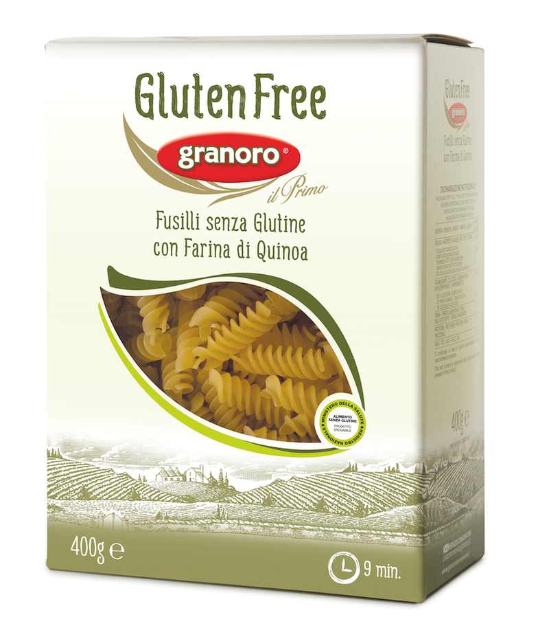 Fusilli senza Glutine con Farina di Quinoa - bezlepkové spirály GRANORO 400g