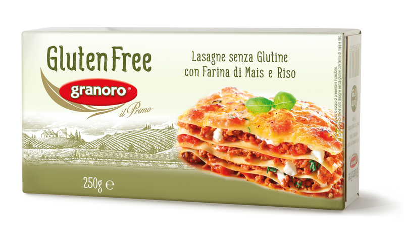 Lasagne senza Glutine con Farina di Mais e Riso - bezlepkové lasagne GRANORO 250g