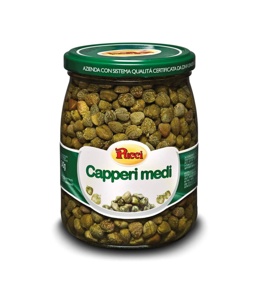 Kapary medium v nálevu z vinného octa PUCCI 570g