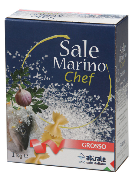 Sale Marino Grosso - mořská sůl hrubá CHEF 1kg
