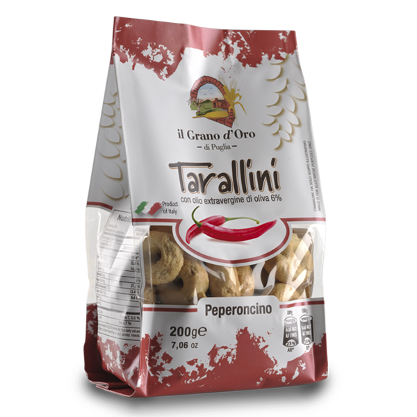 Tarallini chilli kroužky 200g 