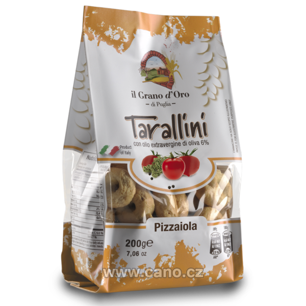 Tarallini pizza kroužky 200g